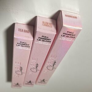 Jeffree Star Supreme Gloss Nude Trio Tea Bag / Blow My Candles / Mannequin NIB